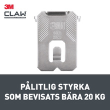 Tavelkrok 3M Claw 20 kg 2-pack